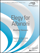 Elegy for Albinoni Concert Band sheet music cover